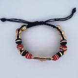 Pulsera Negra Ruleta 11.75gr / Oro 18K &