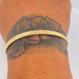 Pulso Flex 2.05gr / 18.5cm-20.5cm / +4 Oro 18K $