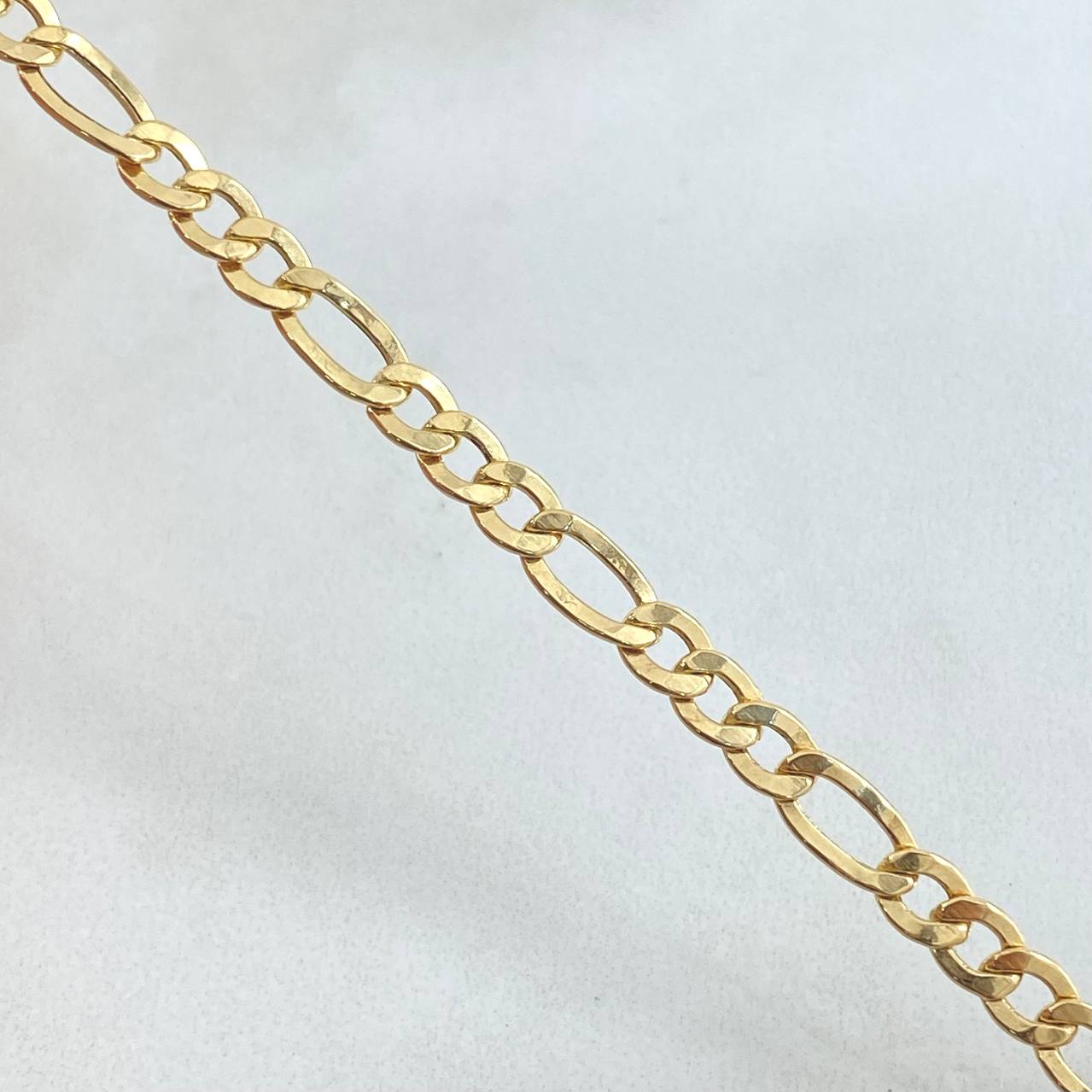 Pulso Figaro 3.6gr / 20cm / +0 Oro 18K ©