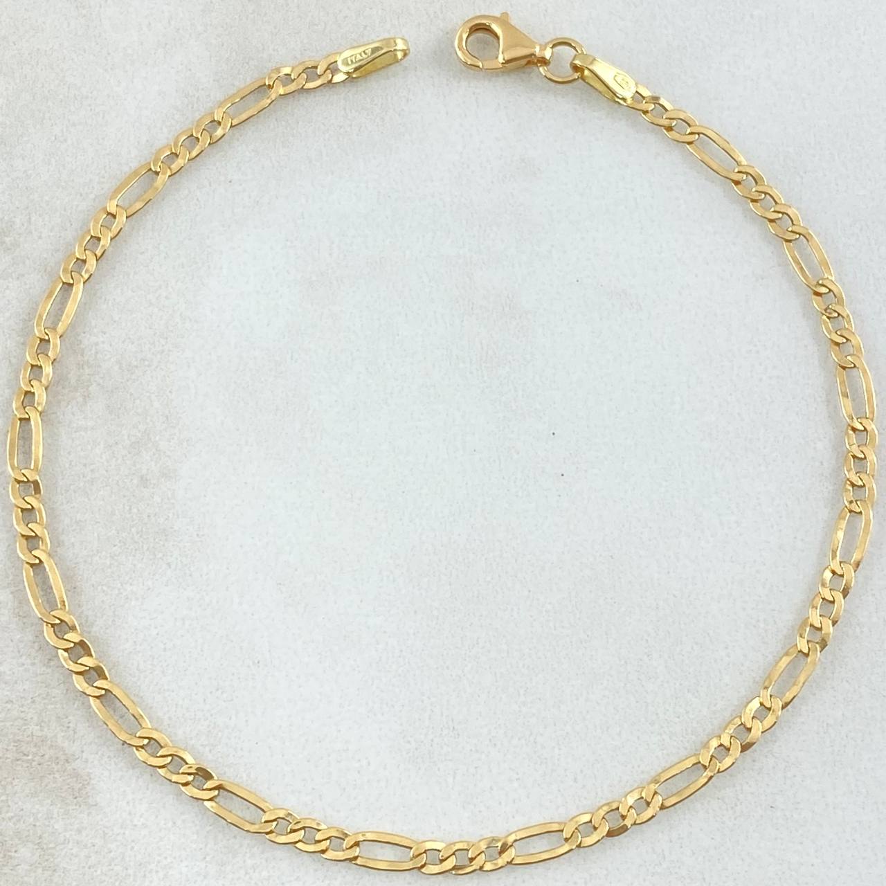 Pulso Figaro 1.4gr / 19.5cm / +1 Oro 18K ©