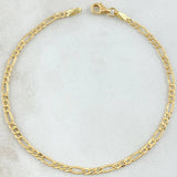 Pulso Figaro 1.4gr / 19.5cm / +1 Oro 18K ©