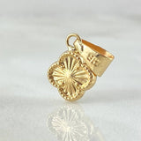 Dije Trebol 0.5gr / 2cm / Oro 18K
