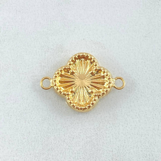 Herraje Trebol 0.8gr / 2cm / Oro 18K