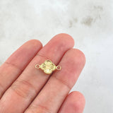 Herraje Trebol 0.4gr / 1.5cm / Oro 18K ©
