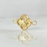 Herraje Trebol 0.4gr / 1.5cm / Oro 18K ©