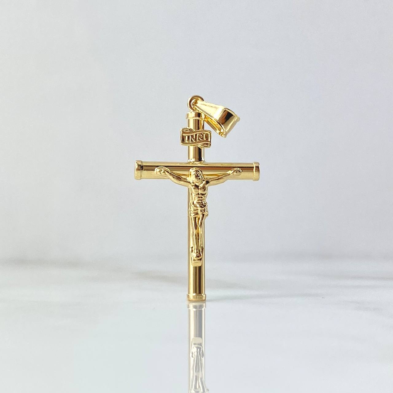 Dije Cruz Cristo 3gr / 5.8cm / Oro Amarillo 18K