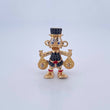 Herraje Pato Bolsas Dinero 5.6gr / 2.6cm / Oro 18K &