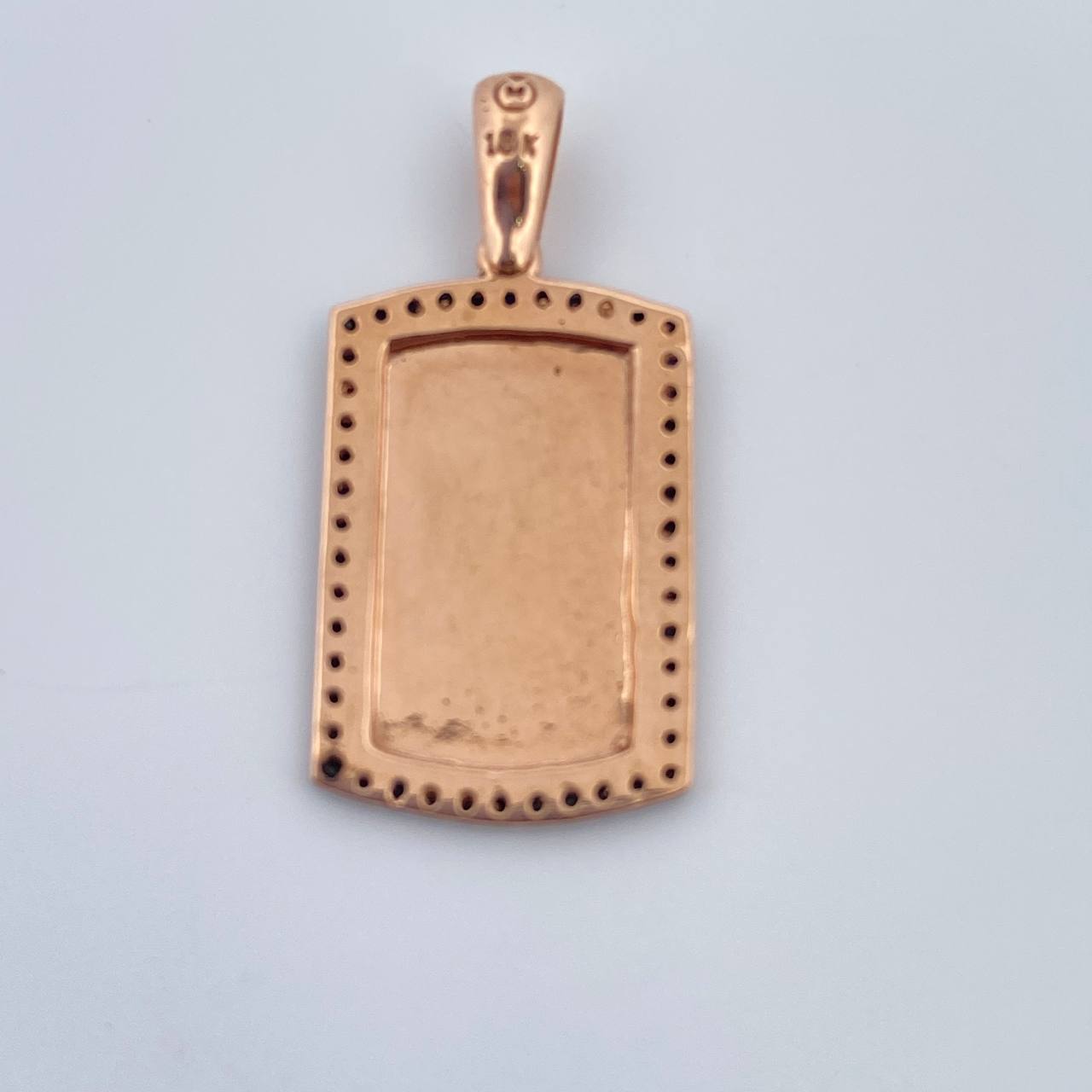Dije Placa 2.5gr / 2.6cm / Oro 18K &