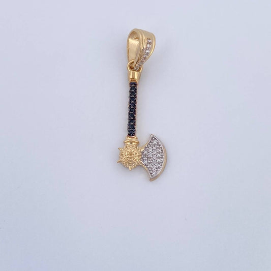 Dije Hacha 2.5gr / 3.5cm / Oro 18K &