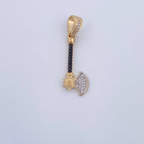 Dije Hacha 2.5gr / 3.5cm / Oro 18K &