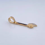 Dije Hacha 2.5gr / 3.5cm / Oro 18K &