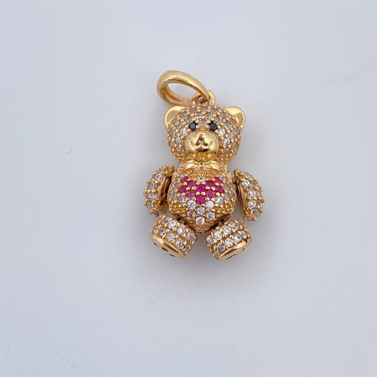 Dije Oso Articulado 4.4gr / 2.6cm / Oro 18K &