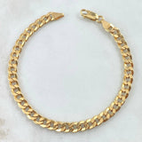 Pulso Cubano 5.85gr / 20cm / 5mm Oro Amarillo +0 18K