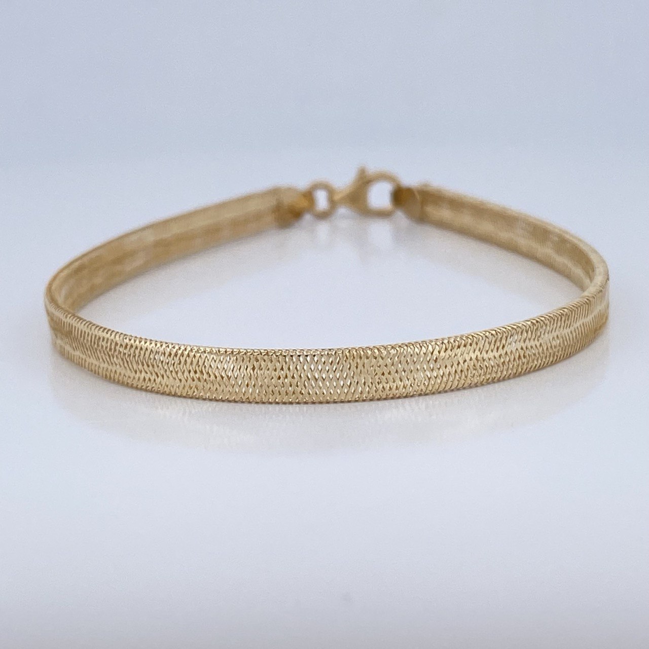 Pulso Flex 2.05gr / 18.5cm-20.5cm / +4 Oro 18K $
