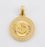 Dije Medalla Dólar 4.4gr / 3cm / Oro Amarillo 18K ©