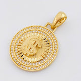 Dije Medalla Dólar 4.4gr / 3cm / Oro Amarillo 18K ©