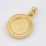 Dije Medalla Dólar 4.4gr / 3cm / Oro Amarillo 18K ©