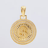 Dije Medalla Dólar 4.4gr / 3cm / Oro Amarillo 18K ©