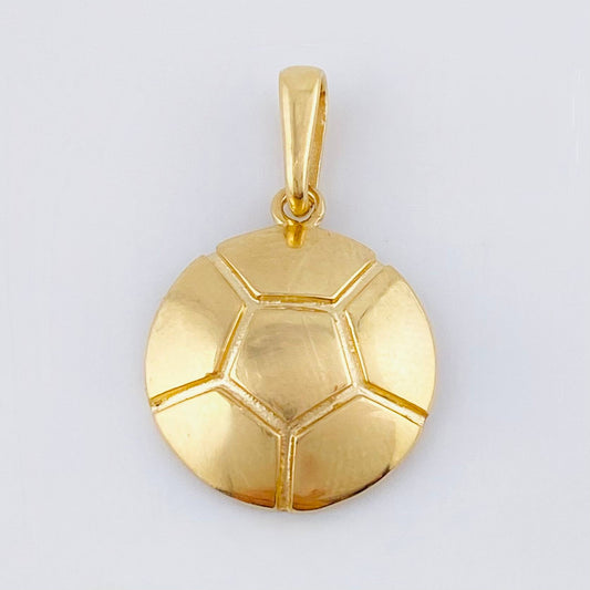 Dije Balón 2.3gr / 2.5cm / Oro Amarillo 18K *