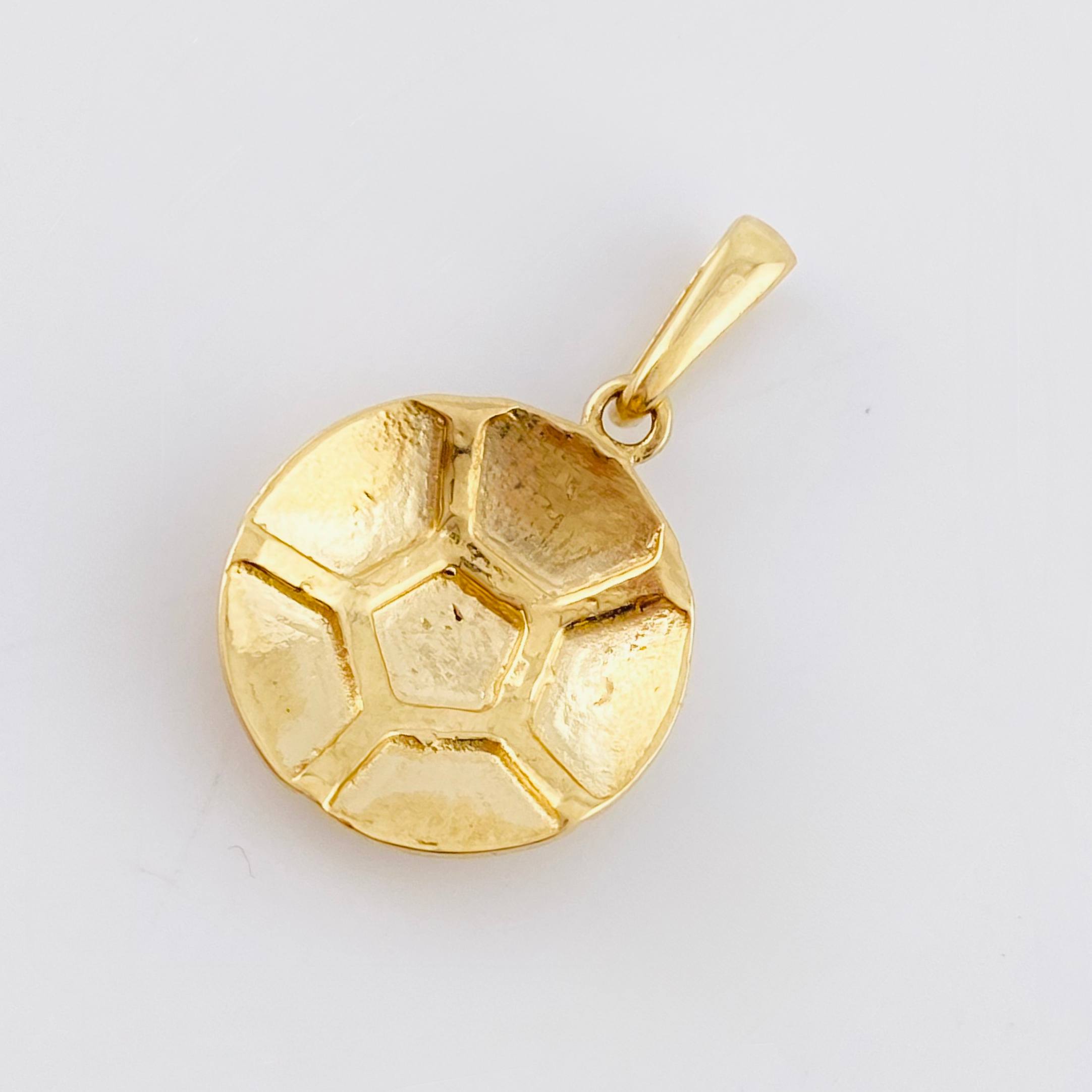 Dije Balón 2.3gr / 2.5cm / Oro Amarillo 18K *