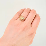 Anillo Virgen Guadalupe Bardera 2.2gr / T7 / Oro Amarillo 18K *