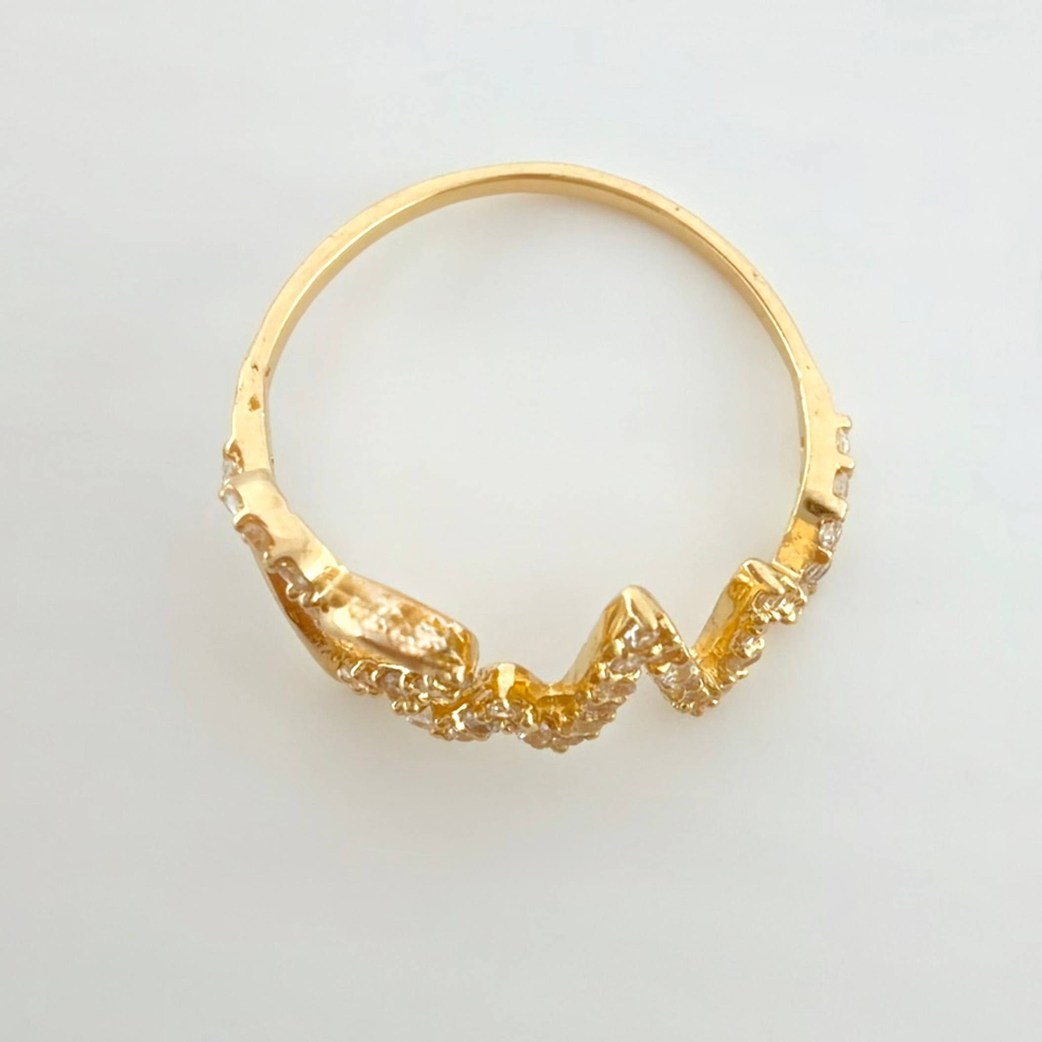 Anillo Latido Corazon 1.8gr / T7 1/2 / Oro Amarillo 18K