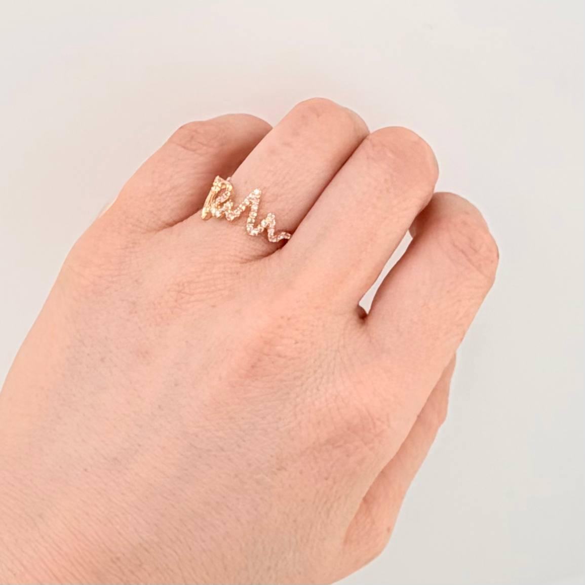 Anillo Latido Corazon 1.8gr / T7 1/2 / Oro Amarillo 18K