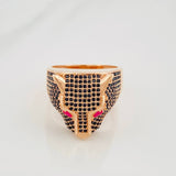 Anillo Pantera 9.7g / T10 3/4 Oro Rosa 18K