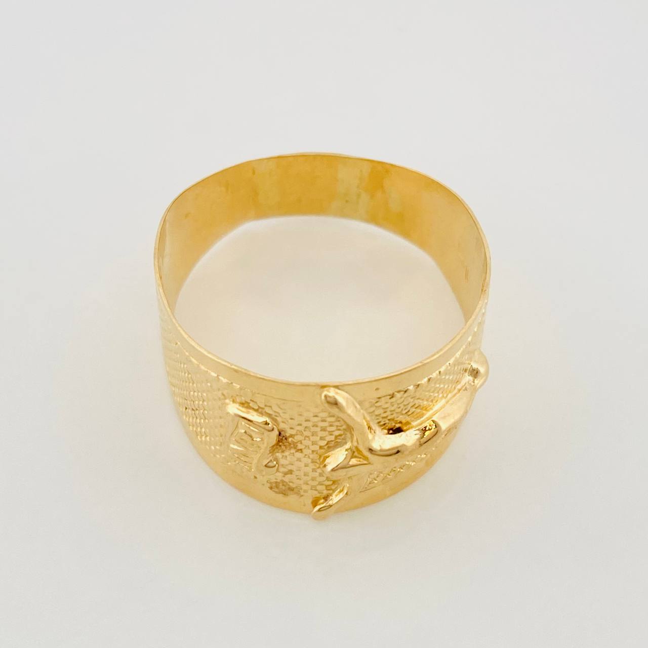 Anillo Cristo 3.75g / T10 1/2 Oro Amarillo 18K