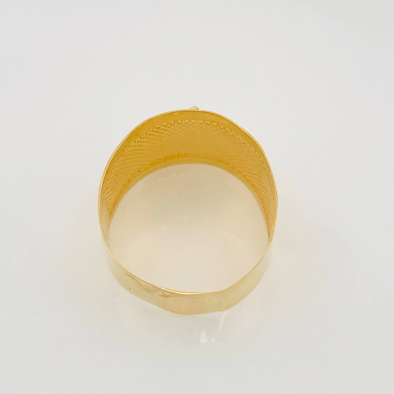 Anillo Cristo 3.75g / T10 1/2 Oro Amarillo 18K
