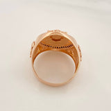 Anillo Tigre 10.15g / T10 3/4 Oro Rosa 18K