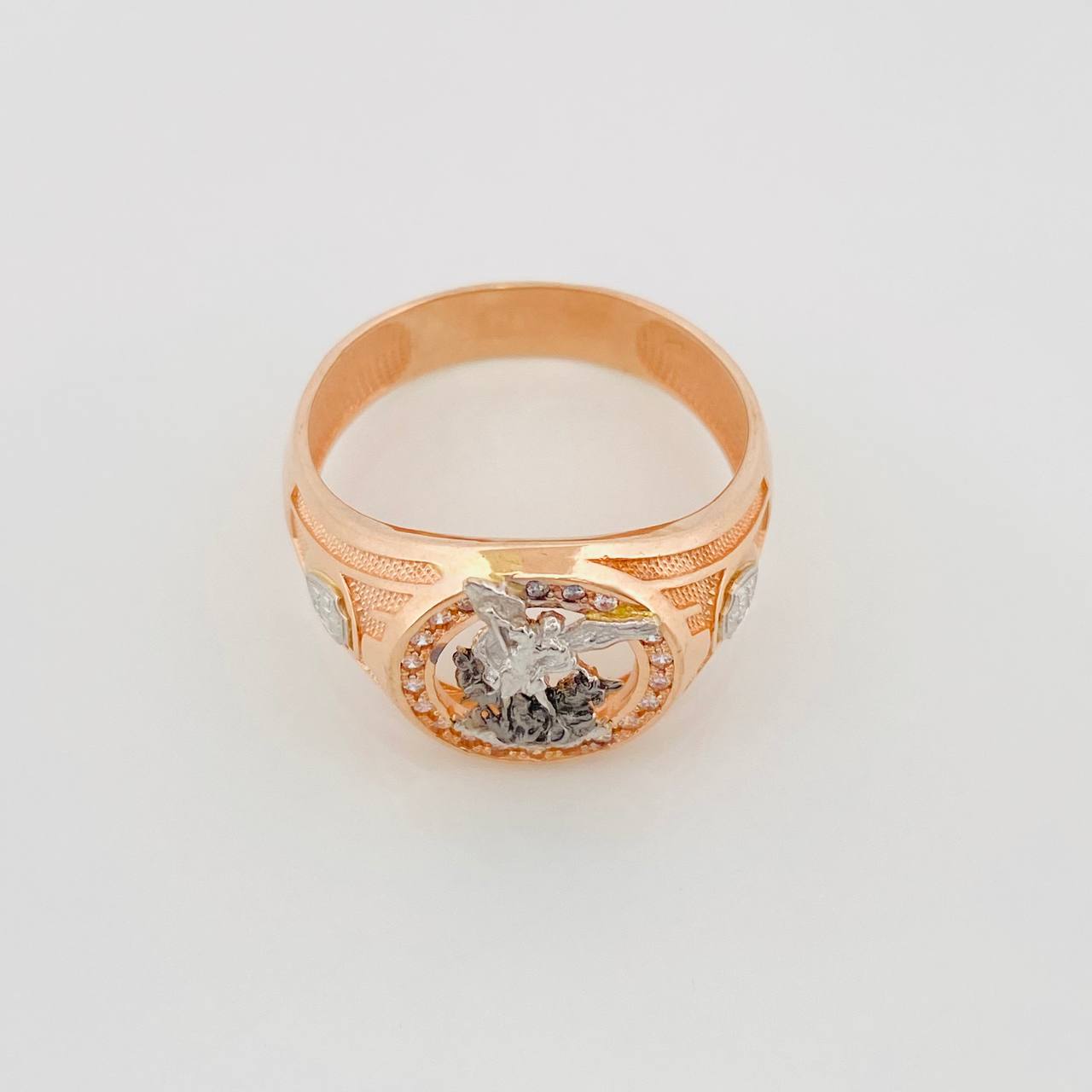 Anillo San Miguel 6.4g / T11 3/4 Tres Oros 18K