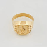 Anillo Virgen Milagrosa 3.3g / T10 3/4 Oro Amarillo 18K