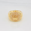 Anillo Corona 12.5g / T10 Oro Amarillo 18K