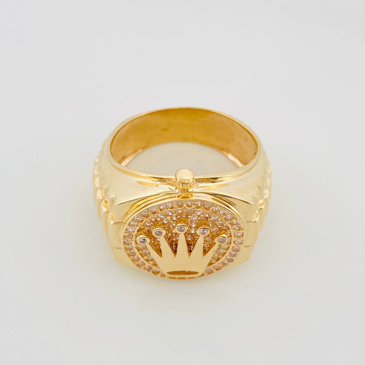 Anillo Corona 12.5g / T10 Oro Amarillo 18K