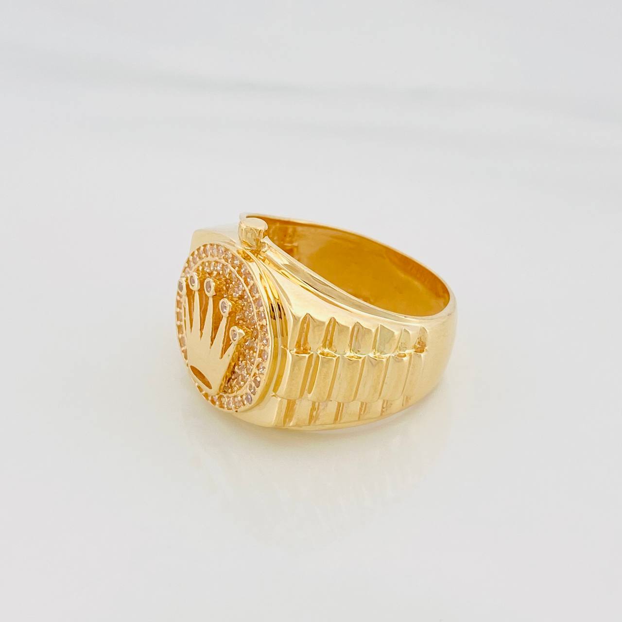 Anillo Corona 12.5g / T10 Oro Amarillo 18K