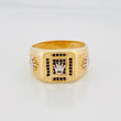 Anillo Corona 8.65g / T11 Dos Oros Amarillo Blanco 18K