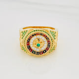 Anillo Ruleta Casino 12.75g / T10 1/2 Oro Amarillo 18K
