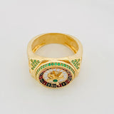 Anillo Ruleta Casino 12.75g / T10 1/2 Oro Amarillo 18K