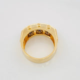 Anillo Bolas de Fuego 11.8g / T10 3/4 Oro Amarillo 18K