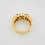Anillo Bolas de Fuego 9.2g / T11 Oro Amarillo 18K