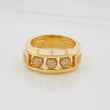 Anillo Bolas de Fuego 9.15g / T10 Oro Amarillo 18K