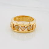 Anillo Bolas de Fuego 11.35g / T11 Oro Amarillo 18K