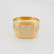 Anillo Ancla 3.55g / T11 1/2 Tres Oros 18K
