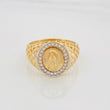 Anillo Virgen Guadalupe 4.85g / T10 Oro Amarillo 18K