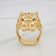 Anillo Pantera Filigrana 13.35g / T10 3/4 Oro Amarillo 18K