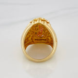 Anillo Virgen Guadalupe 16.7g / T8 Oro Amarillo 18K