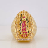 Anillo Virgen Guadalupe 16.7g / T8 Oro Amarillo 18K