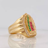 Anillo Virgen Guadalupe 7.85g / T8 1/2 Oro Amarillo 18K