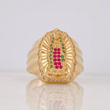 Anillo Virgen Guadalupe 6.95g / T8 1/2 Oro Amarillo 18K